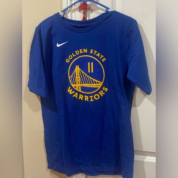 Nike Blue and Yellow NBA T-Shirt- Golden State Warriors - Picture 1 of 3